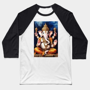 Ganesh , Ganesha Baseball T-Shirt